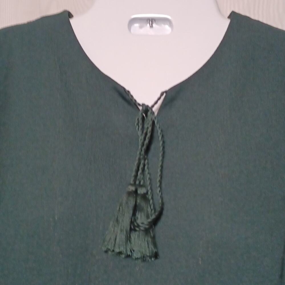 ELIT Life Green Maxi Dress With Embroidery. Size 38(6) - Picture 4 of 13